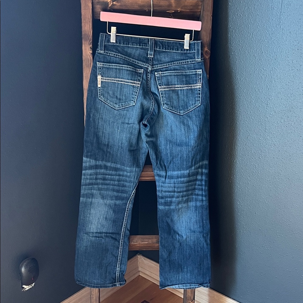 Cinch Men's Relaxed Fit Dark Blue Jeans